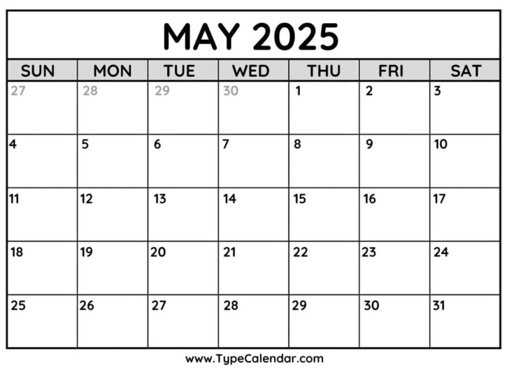 Calendar 2025 and Weather Chart Printable