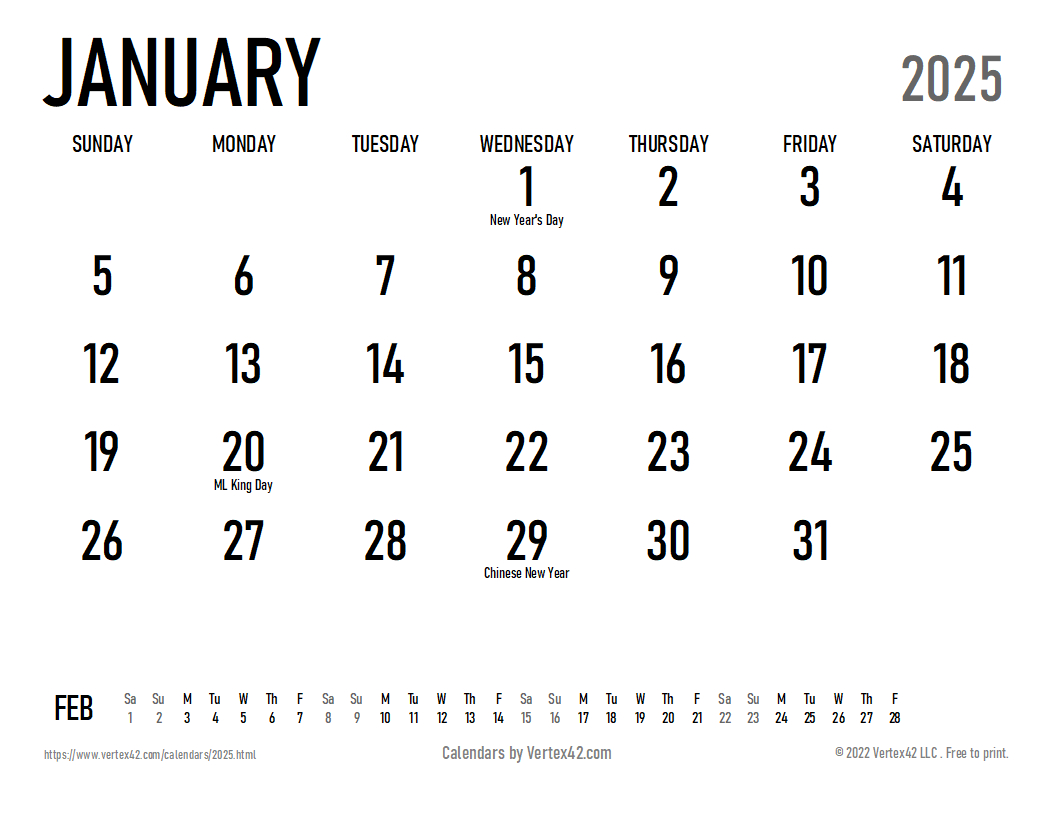 2025 Calendar Templates And Images with 2025 Desk Calendar Printable Free