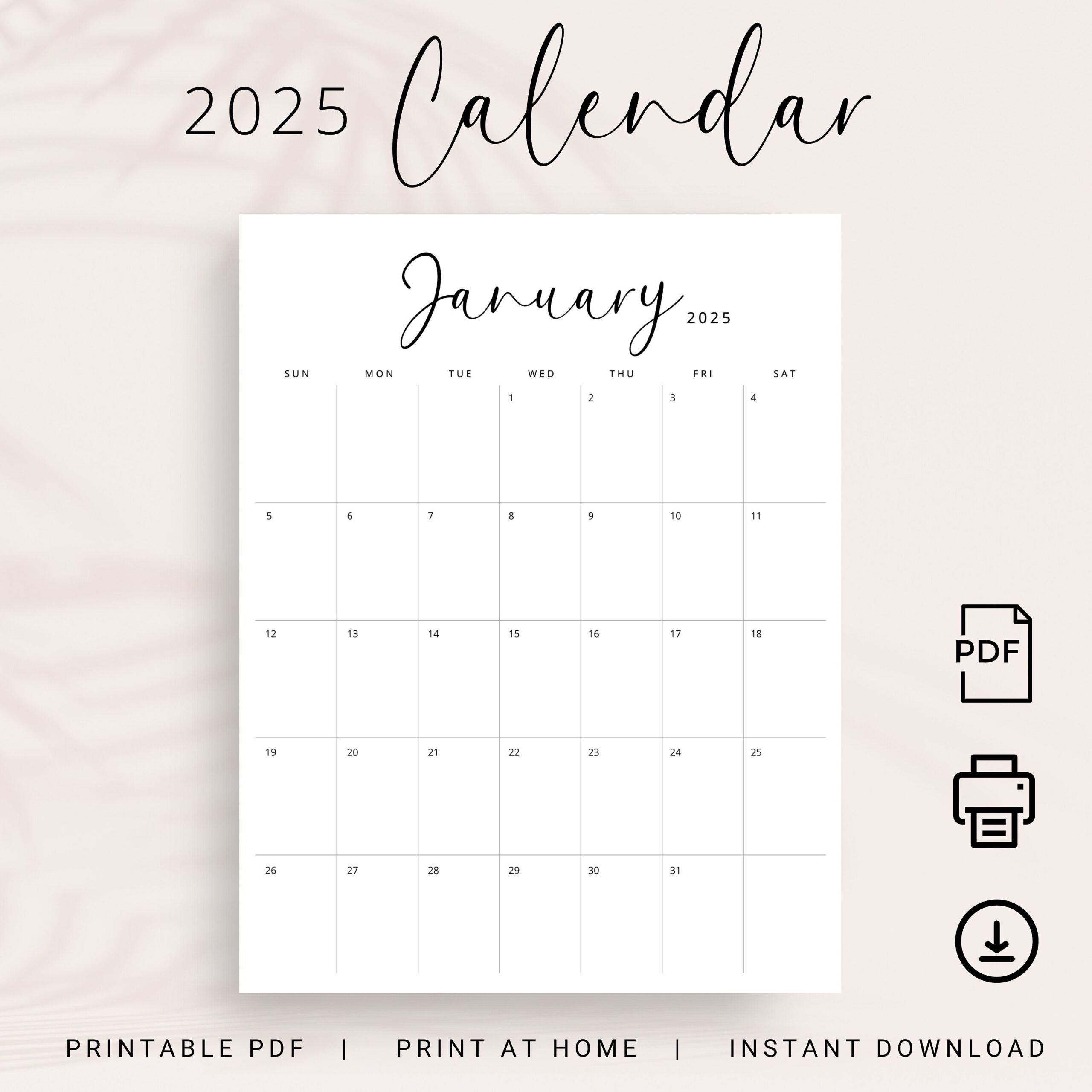 2025 Kalender 2025 Monatsplaner Printable 2025 Vertikaler with Monthly Calendar Free Printable 2025