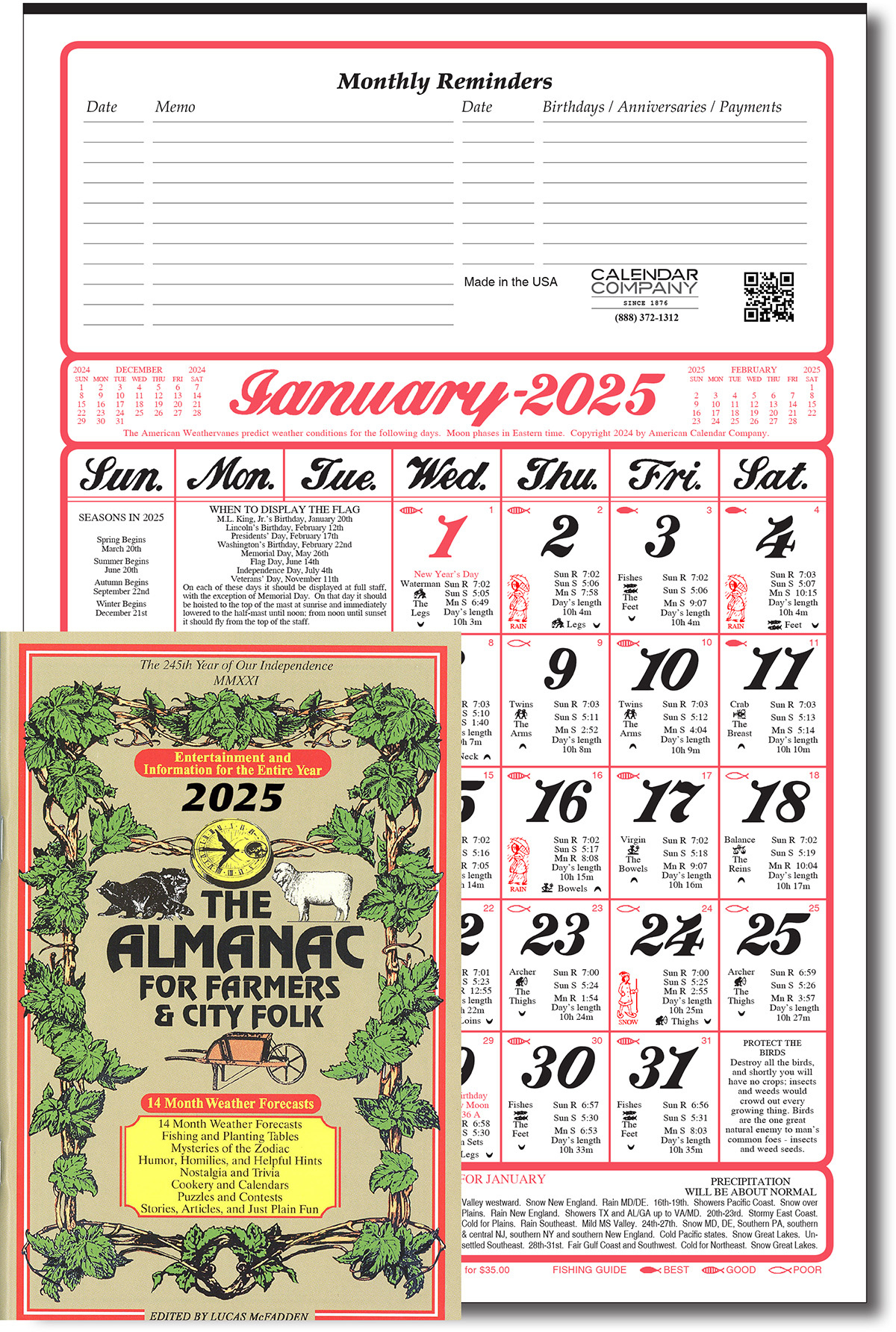 2025 Old Fashioned Almanac Calendar And Almanac Book For Farmers inside Free Printable Almanac Calendar 2025