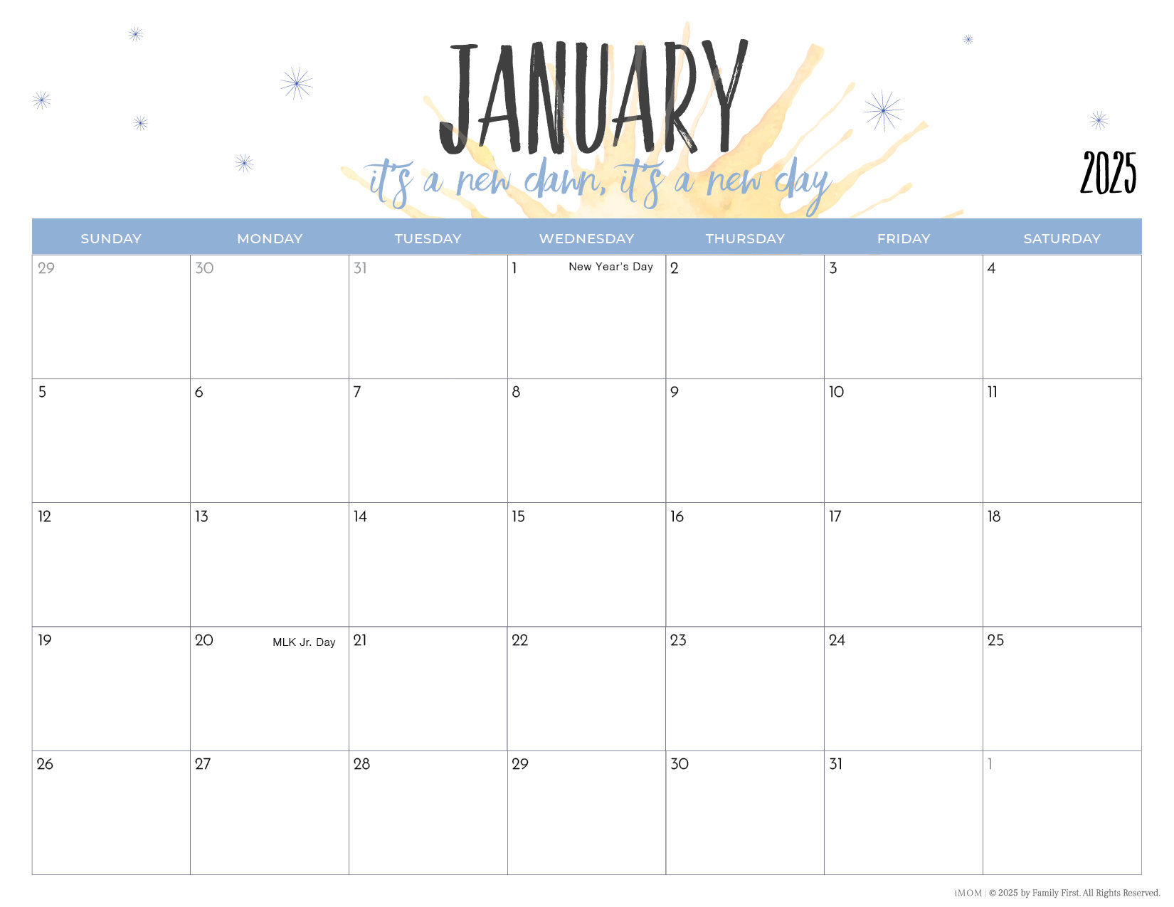 2025 Printable Calendars For Moms - Imom intended for Fun Printable Calendar 2025