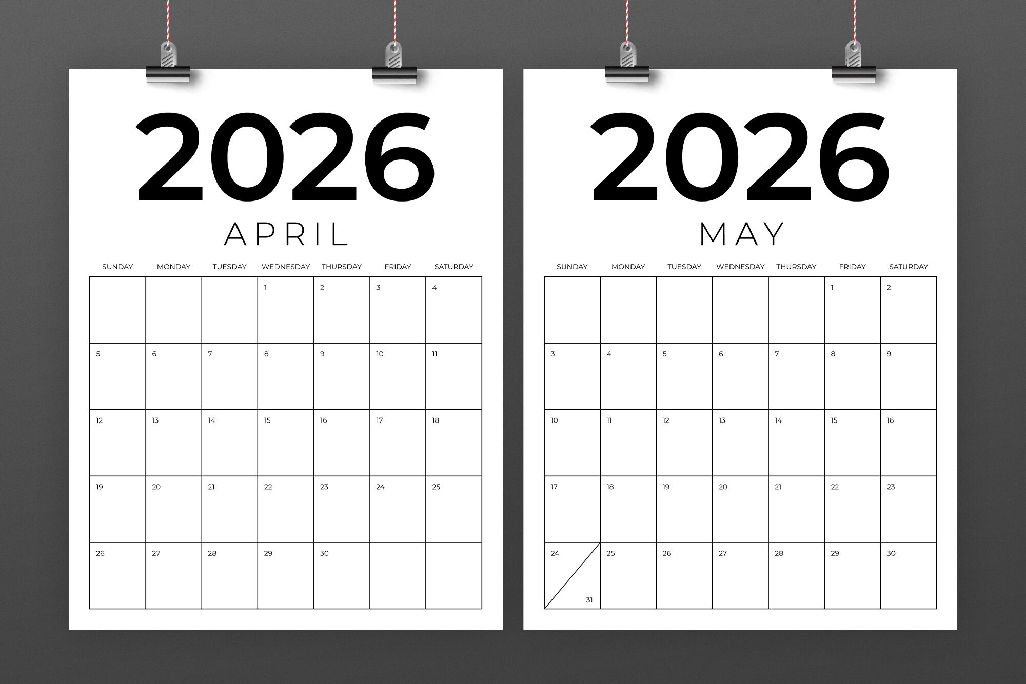 2026 Vertical 8.5 X 11 Inch Calendar Templaterunning With with regard to 2026 Vertical Calendar Printable