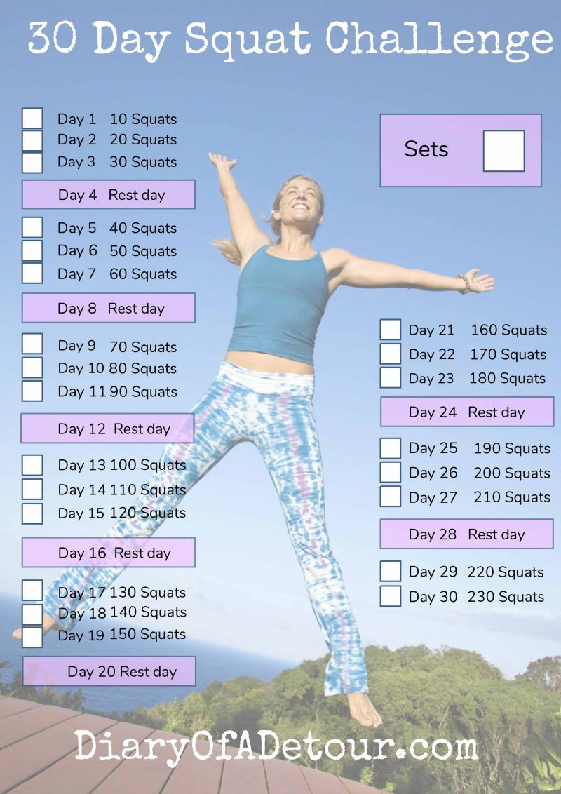 30 Day Squat Challenge : A Fitness Challenge For All Abilities pertaining to 30 Day Squat Challenge Calendar Printable