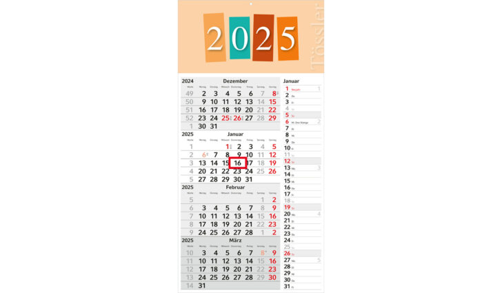 2025 Rescission Calendar Printable