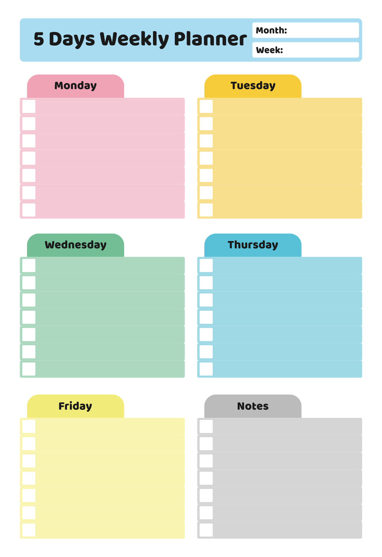 5 Day Work Week Monthly Calendar - 10 Free Pdf Printables | Printablee regarding 5-Day Week Calendar Printable Free