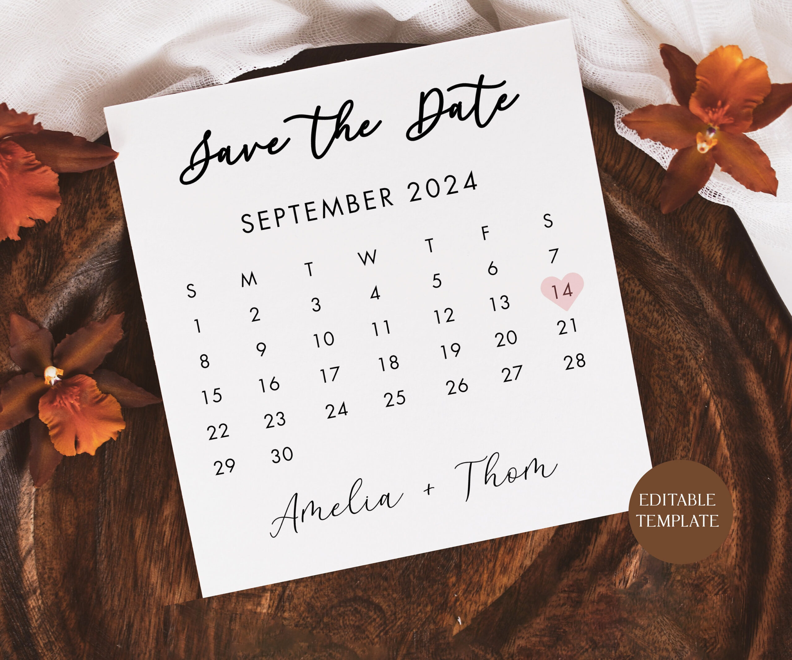 Bridesmaid Save The Date Calendar Template, Modern Bridesmaid within Bridesmaid Proposal Calendar 2025 Printable