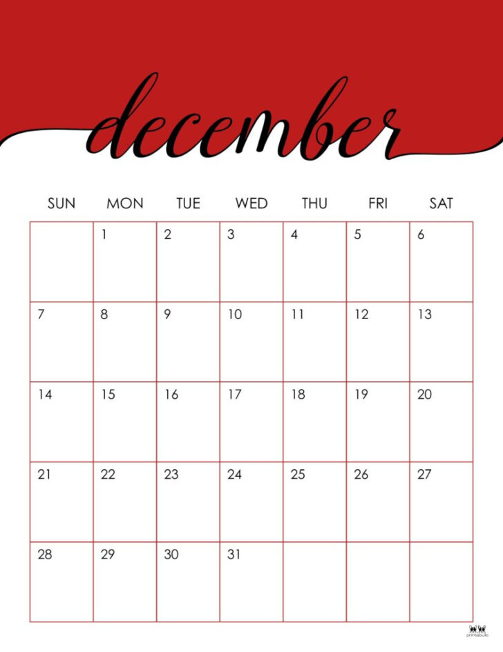 Printable Advent Calendar 2025 Free