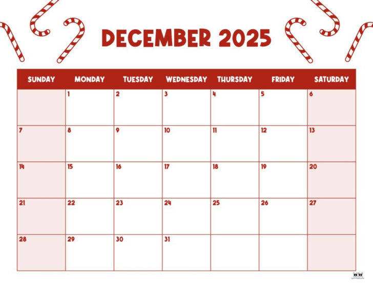 Free Printable Christmas Calendar 2025