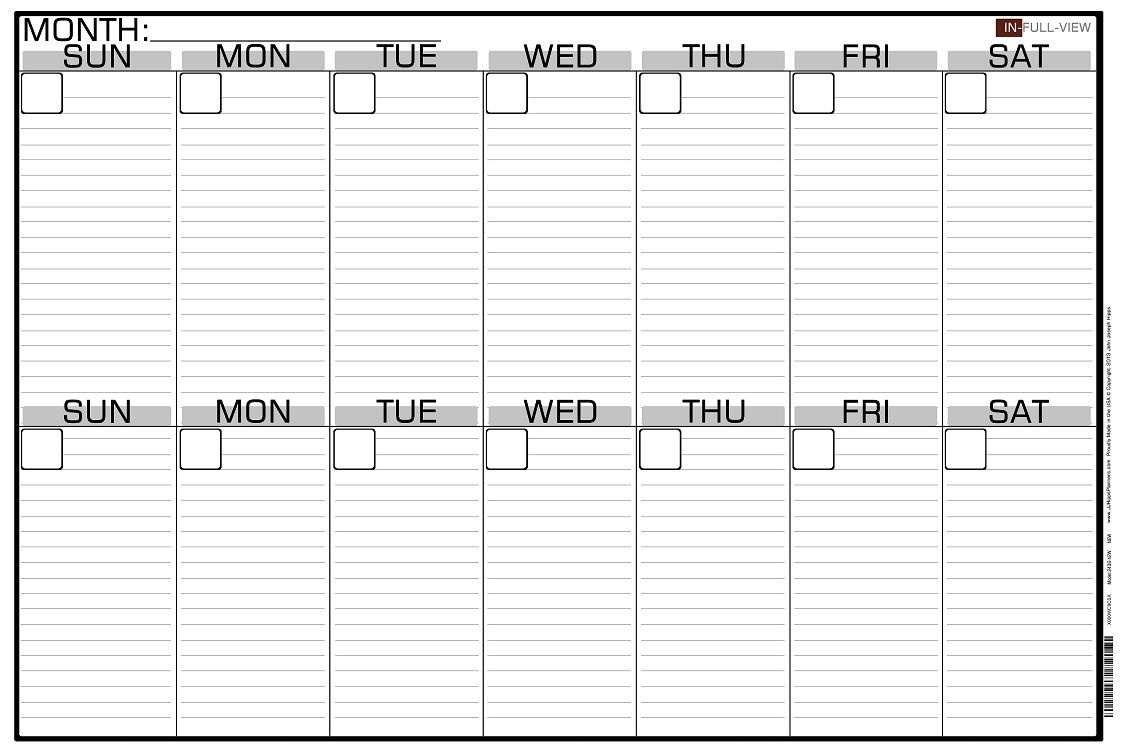 Free 2 Week Blank Printable Calendar | Calendar Template Printable intended for 2 Week Calendar Free Printable