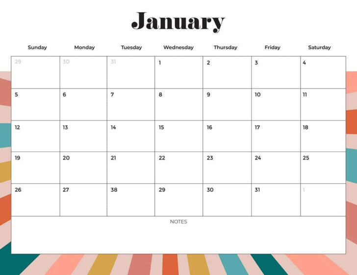 Printable Calendar 2025 Monday Start