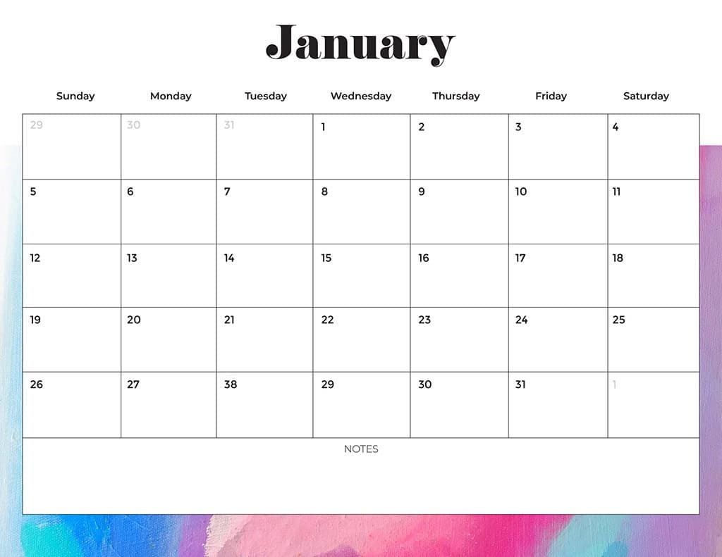 Free 2025 Calendars — 80 Beautiful &amp;amp; Printable Options For You! regarding 2025 Calendar Starting Monday Printable