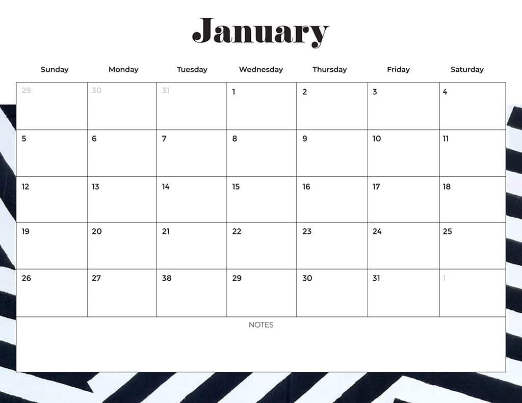 Free 2025 Calendars — 80 Beautiful &amp;amp; Printable Options For You! with Printable Calendar 2025 Monday Start