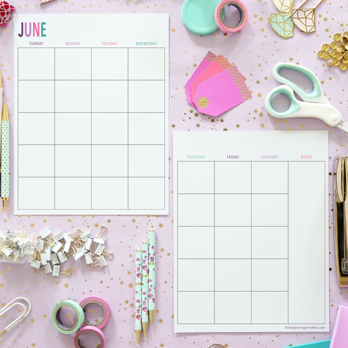 Free Printable 2 Page Blank Monthly Calendar 2025 pertaining to 2 Page Calendar Per Month Printable