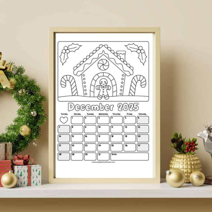 Advent Calendar 2025 Printable Activities