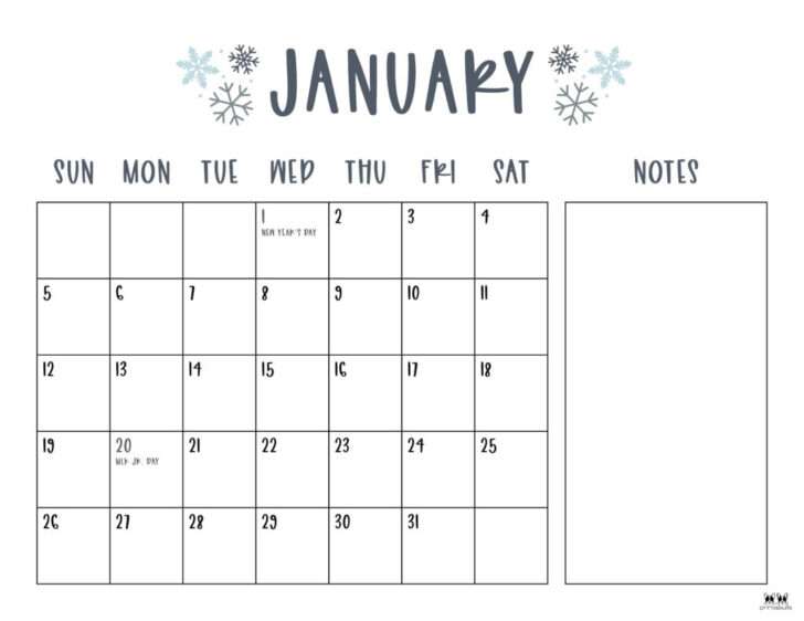 Calendar 2025 Free Printable