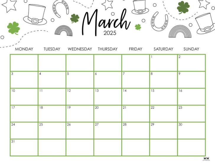 Printable Calendar March 2025