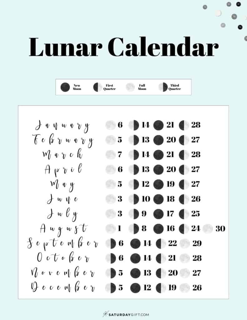 Moon Observation Journal - Log The Phases Of The Moon (Free pertaining to Free Printable Moon Phase Calendar 2025