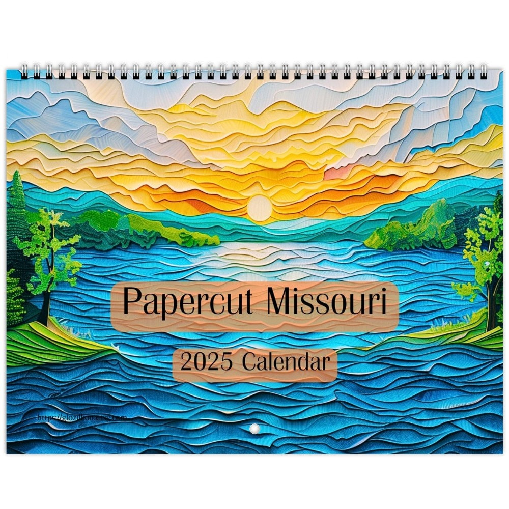 Papercut Missouri 2025 Wall Calendar 11 X 8.5 - Etsy with regard to Mizzou Fall 2025 Start Date Calendar Printable