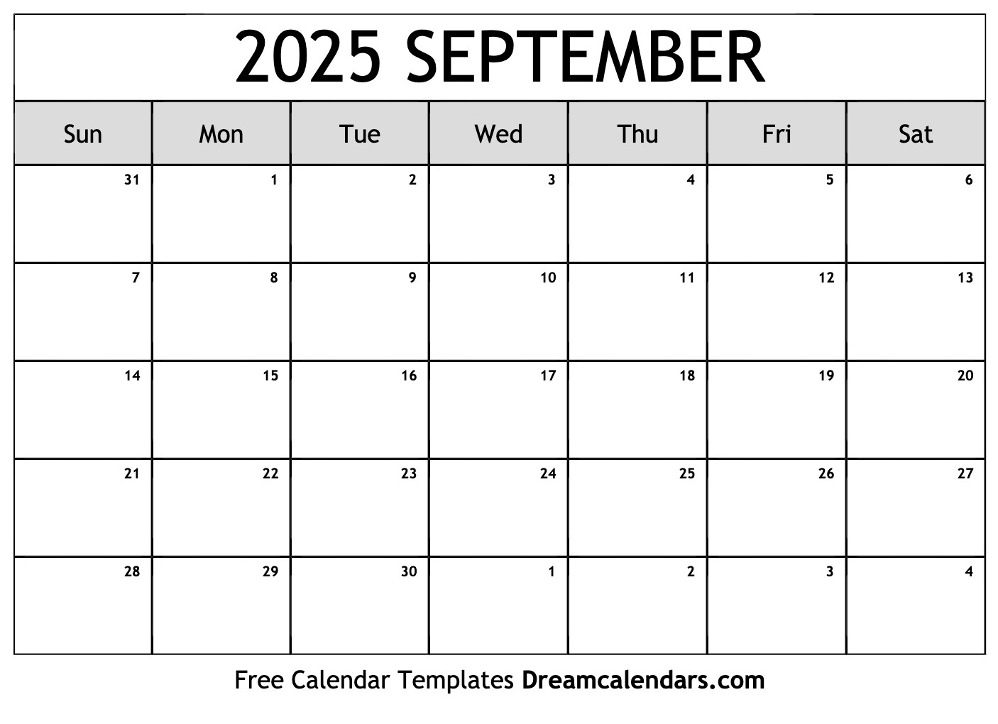 September 2025 Calendar - Free Printable With Holidays And Observances pertaining to Printable Calendar Sept 2025